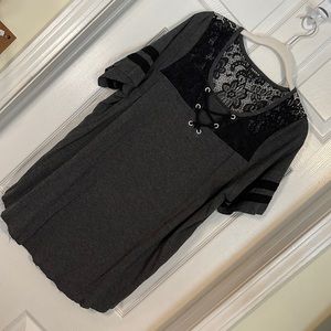 UC Torrid Lace Jersey Top